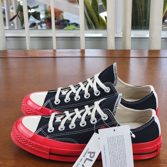 Converse X Comme des Garçons Play Chuck 70 Ox Canvas A01795C Men's Multi Sizes - Picture 6 of 12